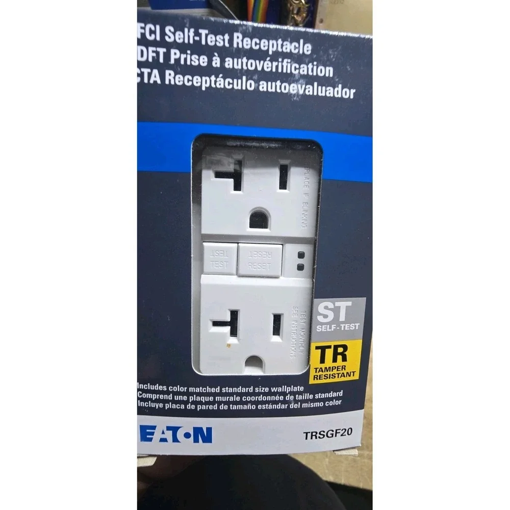 EATON TRSGF20W -SPL GFCI RECEPTACLE ,125V 20A